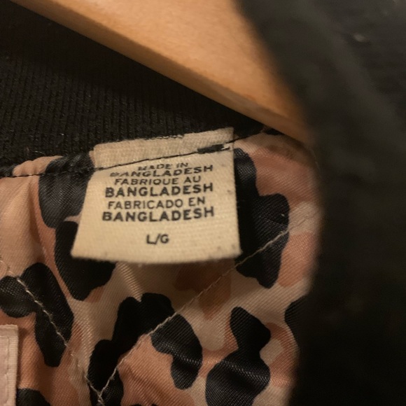 Long Levi Strauss coat with leopard lining! - Picture 5 of 5